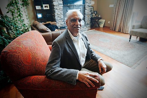 JOHN WOODS / WINNIPEG FREE PRESS
Fred H Sandhu, retired senior Provincial Court Judge, is photographed at his home in Winnipeg Thursday, April 15, 2021. Sandhu had been telling Stony Mountain prison to fix safety aspects for years, but nothing was done. Stony Mountain is the deadliest prison in the country.

Reporter: Thorpe