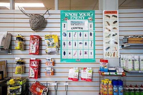 MIKAELA MACKENZIE / WINNIPEG FREE PRESS
The store at Poulin's Pest Control in Winnipeg on Thursday, April 15, 2021. For Dave Sanderson story.
Winnipeg Free Press 2020.