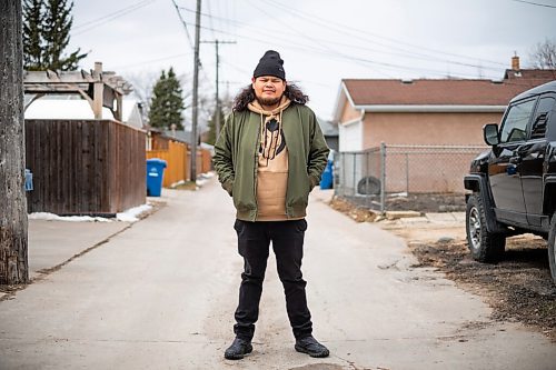 Daniel Crump / Winnipeg Free Press. Anishinaabe musician Leonard Sumner released his third album, Thunderbird, last month after sitting on the finished recording for a full year during the pandemic. April 19, 2021.