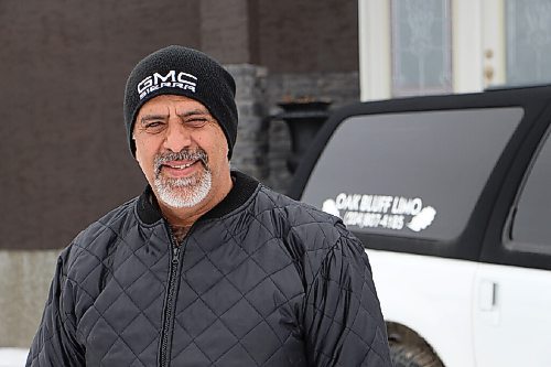 Canstar Community News Sam Harb stands with one of his limousines on April 14. Harb is the owner and main driver of Oak Bluff Limo. (GABRIELLE PICHÉ/CANSTAR COMMUNITY NEWS/HEADLINER)