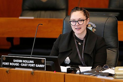 JOHN WOODS / WINNIPEG FREE PRESS
City councillor Sherri Rollins speaks at Executive Policy Committee (EPC) at city hall in Winnipeg Wednesday, April 21, 2021. 

Reporter: ?