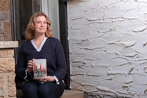 JESSE BOILY  / WINNIPEG FREE PRESS
Local author Kelly Bowen poses for a portrait outside her Southdale home on Thursday. Bowens novel The Paris Apartment, a historical fiction, was recently released. Thursday, April 22, 2021.
Reporter: Ben Sigurdson