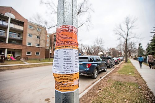 MIKAELA MACKENZIE / WINNIPEG FREE PRESS

Posters advertising vaccine eligibility in West Broadway in Winnipeg on Monday, April 26, 2021. For Cody story.
Winnipeg Free Press 2020.