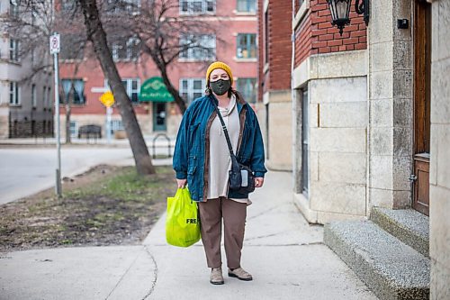 MIKAELA MACKENZIE / WINNIPEG FREE PRESS

Anne-Sofie Van Munster poses for a portrait in West Broadway in Winnipeg on Monday, April 26, 2021. For Cody story.
Winnipeg Free Press 2020.