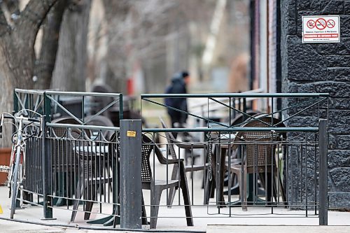 JOHN WOODS / WINNIPEG FREE PRESS
The patio at Bar Italia in Winnipeg Monday, April 26, 2021. 

Reporter: Abas