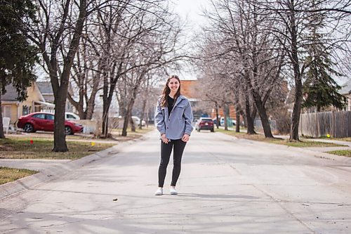 MIKAELA MACKENZIE / WINNIPEG FREE PRESS

Amber Steinke, who lives in one of the new high priority neighbourhoods (and therefore eligible for the vaccine well before she expected to be), poses for a portrait in Winnipeg on Wednesday, April 28, 2021. For Malak story.
Winnipeg Free Press 2020.