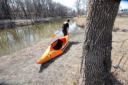 RUTH BONNEVILLE / WINNIPEG FREE PRESS

Local Biz or standup -  Tucktec Foldable Kayak 

With summer just around the corner, local tech company, Alpha Technologies Inc.,  launches a new way to get out onto the water with a foldable kayak by Tucktec,  The Tucktec kayak is light-weight, fits in the trunk of your vehicle and can be assembled in minuets on the shore.  It has a hard plastic shell and liftable rudder that helps it stay balanced and cut through the water with relative ease. Perfect for an afternoon paddle or playing close to shore. 

Photo of Raynald Gobeil, Alpha Graphic Designer, taking out the Tucktec kayak for a paddle on the Seine River this week. 

APRIL 28, 2001