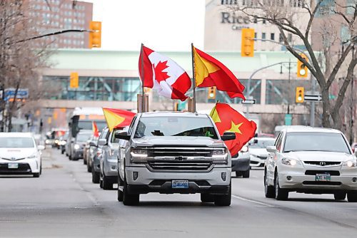 RUTH BONNEVILLE / WINNIPEG FREE PRESS
 
Local Standup -  Rally for war on Tigray citizens. 

Members of the Tigray and the neighbouring nation of Eritrea hold car rally with flags, banners and signs in down town Winnipeg over the lunch hour Monday to raise awareness of the atrocities of war happening in their region.  

The government of Ethiopia and the government of Eritrea are waging war on the civilians living in Tigray, and are forcibly starving the entire population of Tigray. Similar protest's have been held in other cities across Canada.  Since November 4 there hasnt been electricity, water, or food. The banks have been closed. All access to services have been restricted in Tigray to deliberately starve the population.

Tigray is the northernmost region of Ethiopia. More than 7 million people live where the Tigray War has been raging since November. 

May 03, 2021

