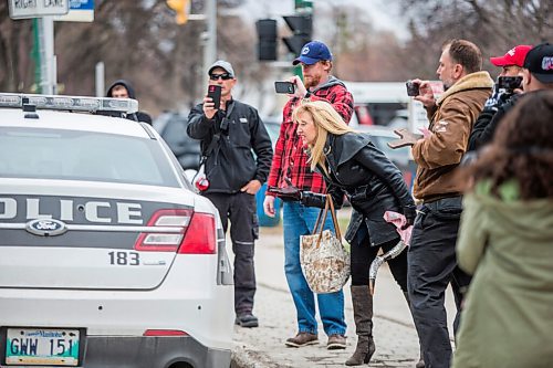 MIKAELA MACKENZIE / WINNIPEG FREE PRESS

Laura-Lynn Thompson shouts at a police cruiser at a protest supporting the seven churches fighting pandemic restrictions in court in front of the Law Courts in Winnipeg on Monday, May 3, 2021. For JS story.
Winnipeg Free Press 2020.