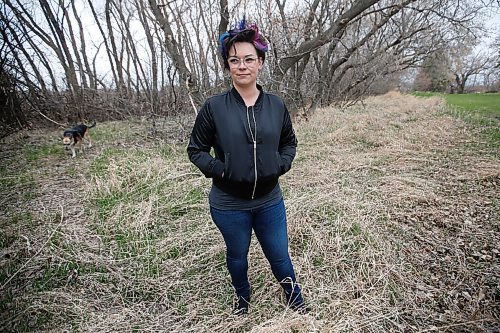 JOHN WOODS / WINNIPEG FREE PRESS
Monica Audette, a recent midwifery graduate, walks in her backyard in Ile des Chenes Monday, May 3, 2021. Audette says that the demand for midwives is huge especially now when women want to have home births and avoid hospitals during COVID-19.

Reporter: Sanders