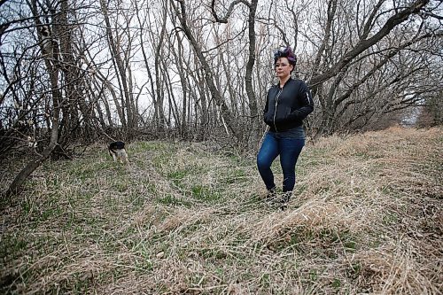 JOHN WOODS / WINNIPEG FREE PRESS
Monica Audette, a recent midwifery graduate, walks in her backyard in Ile des Chenes Monday, May 3, 2021. Audette says that the demand for midwives is huge especially now when women want to have home births and avoid hospitals during COVID-19.

Reporter: Sanders