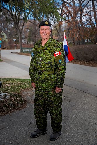 MIKE DEAL / WINNIPEG FREE PRESS
Honourary Col. Bob Williams of the Fort Garry Horse marched 20 km today and will do 20 kn tomorrow to mark the 76th anniversary of the liberation of The Netherlands.
See Kevin Rollason story
210504 - Tuesday, May 04, 2021.