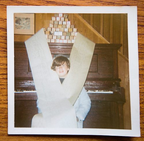 MIKAELA MACKENZIE / WINNIPEG FREE PRESS

An old photo of a young Andrew Thomson with a player piano on Thursday, May 6, 2021. For Holly Harris story.
Winnipeg Free Press 2020.