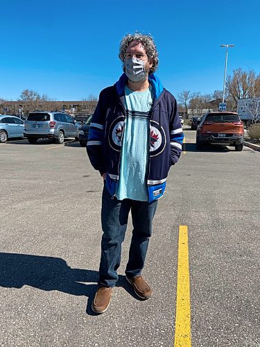 Malak Abas / Winnipeg Free Press
Brent Greenaway outside the new COVID-19 vaccination centre, the Winnipeg Soccer Federation Complex, located at 770 Leila Avenue. The second super site opened Friday morning and it is expect that it will serve thousands of vaccinations within the next week.
Friday, May 7, 2021