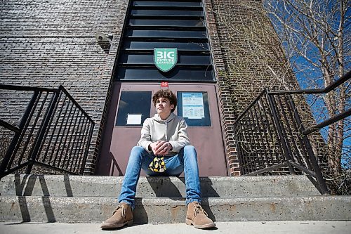 JOHN WOODS / WINNIPEG FREE PRESS
Maples MET school student Zachary Ireland is photographed outside the school on Jefferson in Winnipeg Monday, May 10, 2021. 

Reporter: Abas