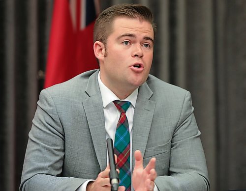 RUTH BONNEVILLE / WINNIPEG FREE PRESS

OCAL - vax update

Johanu Botha, co-lead, Manitobas Vaccine Implementation along with Dr. Joss Reimer, medical officer of health, Shared Health, hold press conference at the Legislative Building on Wednesday. 


May 12, 2021

