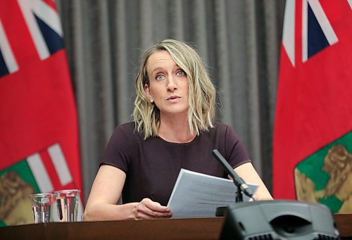 RUTH BONNEVILLE / WINNIPEG FREE PRESS

OCAL - vax update

Dr. Joss Reimer, medical officer of health, Shared Health, and medical lead, Vaccine Implementation Task Force
Johanu Botha, co-lead, Manitobas Vaccine Implementation, hold press conference at the Legislative Building on Wednesday. 


May 12, 2021

