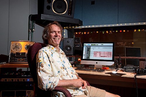 MIKE SUDOMA / WINNIPEG FREE PRESS
Local musician/producer, Lloyd Peterson, inside the recording room of Paintbox Recording Monday afternoon
May 17, 2021