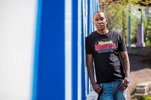 MIKAELA MACKENZIE / WINNIPEG FREE PRESS

Chris Sharpe, one of the local organizers of the first-ever International Indigenous Hip Hop Awards Show, poses for a portrait at The Forks in Winnipeg on Tuesday, May 18, 2021. For Ben Waldman story.
Winnipeg Free Press 2020.