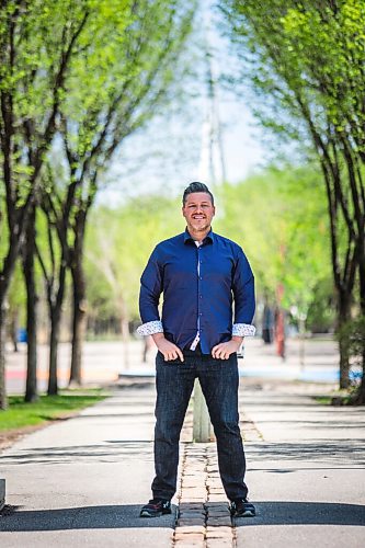 MIKAELA MACKENZIE / WINNIPEG FREE PRESS

Sky Bridges, new CEO of the Winnipeg Foundation, poses for a portrait at the Alloway Arch at The Forks in Winnipeg on Tuesday, May 18, 2021. For Doug story.
Winnipeg Free Press 2020.