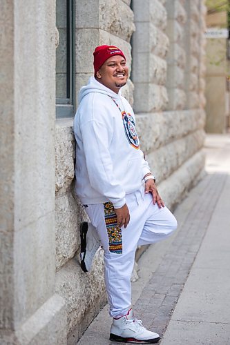 MIKAELA MACKENZIE / WINNIPEG FREE PRESS

Sal Ibrahim (aka Sly Skeeta), who is nominated for Breakthrough Artist of the year at this years International Indigenous Hip Hop Awards show, poses for a portrait in downtown Winnipeg on Tuesday, May 18, 2021. For Ben Waldman story.
Winnipeg Free Press 2020.