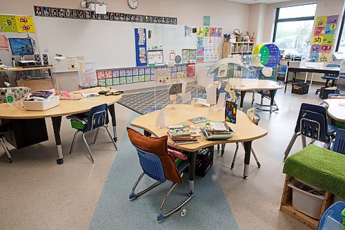 MIKE DEAL / WINNIPEG FREE PRESS
A classroom at R. F. Morrison School.
See Maggie Macintosh story
210519 - Wednesday, May 19, 2021.