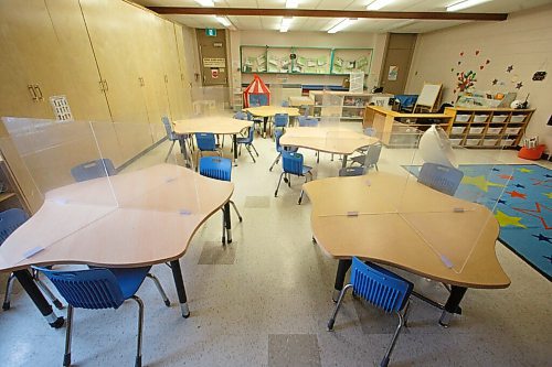 MIKE DEAL / WINNIPEG FREE PRESS
A classroom at R. F. Morrison School.
See Maggie Macintosh story
210519 - Wednesday, May 19, 2021.