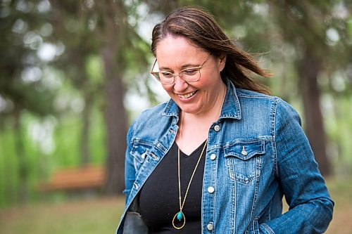 MIKAELA MACKENZIE / WINNIPEG FREE PRESS

Cordella Friesen, Associate Deputy Minister in the department of Conservation and Climate and member of the vaccine task force, poses for a portrait in St. Vital Park in Winnipeg on Thursday, May 20, 2021. Friesen will be reaching out to the faith community in southern Manitobaespecially among Mennonitesabout vaccinations. For John Longhurst story.
Winnipeg Free Press 2020.