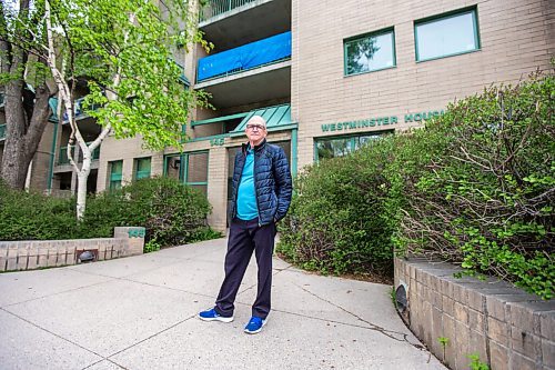 MIKAELA MACKENZIE / WINNIPEG FREE PRESS

Richard Freeman, member of Westminster Housing Co-operative, poses for a portrait in front of the building in Winnipeg on Friday, May 21, 2021. He has seen up-close how affordable housing has changed people's lives, giving the stability to overcome challenges and thrive. For Dylan story.
Winnipeg Free Press 2020.