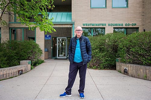 MIKAELA MACKENZIE / WINNIPEG FREE PRESS

Richard Freeman, member of Westminster Housing Co-operative, poses for a portrait in front of the building in Winnipeg on Friday, May 21, 2021. He has seen up-close how affordable housing has changed people's lives, giving the stability to overcome challenges and thrive. For Dylan story.
Winnipeg Free Press 2020.