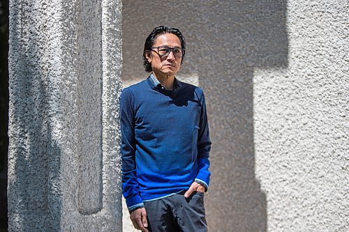 MIKAELA MACKENZIE / WINNIPEG FREE PRESS

Dr. Anthony Battad, who is speaking out about the inequality of the pandemic, poses for a portrait in front of his home in Winnipeg on Friday, May 28, 2021. Battad is a Filipino internal medicine physician who has been working in COVID wards off and on during the pandemic, and he's also involved in outreach efforts through the Chamber of Commerce to engage the Filipino and South Asian communities (on vaccines and public-health messages). He says most of the people he sees admitted to hospital now are lower income folks who have not been able to work from home. For Katie May story.
Winnipeg Free Press 2020.