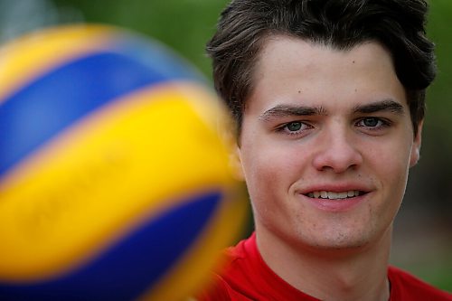 JOHN WOODS / WINNIPEG FREE PRESS
Darian Koskie, one of three Winnipeggers to join Canada U21, is photographed outside his home in Winnipeg Sunday, May 30, 2021.  

Reporter: Allen