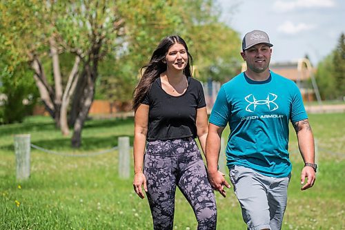 MIKAELA MACKENZIE / WINNIPEG FREE PRESS

Jason and Cynthia Cherewayko, who helped rescue two children at Grand Beach this weekend, pose for a portrait in Winnipeg on Tuesday, June 1, 2021. For Shelley Cook story.
Winnipeg Free Press 2020.