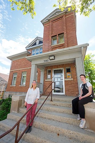 MIKE DEAL / WINNIPEG FREE PRESS
A behind the scenes look at the St. James Historical Museum (3180 Portage Ave) conducted by executive director and managing curator, Bonita Hunter-Eastwood (left) and Anna Lysack, program coordinator (right).
210601 - Tuesday, June 01, 2021.