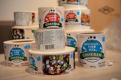 ALEX LUPUL / WINNIPEG FREE PRESS  

Labels for Chaeban Ice Cream's products is photographed in Winnipeg Tuesday, June 1, 2021. The popular Osborne shop is now expanding into cheesemaking.

Reporter: Eva Wasney