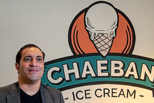 ALEX LUPUL / WINNIPEG FREE PRESS  

Joseph Chaeban, owner of Chaeban Ice Cream, poses for a portrait in his shop in Winnipeg Tuesday, June 1, 2021. The popular Osborne shop is now expanding into cheesemaking.

Reporter: Eva Wasney