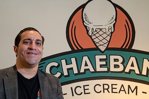 ALEX LUPUL / WINNIPEG FREE PRESS  

Joseph Chaeban, owner of Chaeban Ice Cream, poses for a portrait in his shop in Winnipeg Tuesday, June 1, 2021. The popular Osborne shop is now expanding into cheesemaking.

Reporter: Eva Wasney