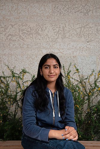 ALEX LUPUL / WINNIPEG FREE PRESS  

Anantjot Khosa, a grade 11 student at Maples MET School, poses for a portrait at Amber Trails Community School in Winnipeg Wednesday, June 2, 2021. Isolated at home doing remote learning has given the eleventh grader more time to overthink -- about her grades, loss of motivation, and the last year in missed opportunities. The 16-year-old turned to counselling sessions in the spring to help her through school

Reporter: Maggie Macintosh