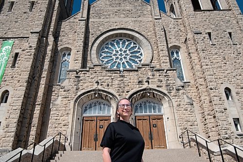 ALEX LUPUL / WINNIPEG FREE PRESS  

Vicki Young, managing director of the Manitoba Chamber Orchestra, poses for a portrait outside of Westminster Church in Winnipeg Thursday, June 3, 2021. The location services as a frequent venue for the Manitoba Chamber Orchestra.

Reporter: Alan Small
