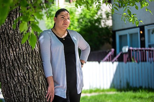 MIKAELA MACKENZIE / WINNIPEG FREE PRESS

Kristen Hotomani, who participated in a program from Red River College and the Boys and Girls Club that has given youth a chance to gain work experience and college credits in the youth recreation field, poses for a portrait in Winnipeg on Thursday, June 3, 2021. For Hotomani, the program has opened doors for full time work in her dream field with Child and Family Services. For JS story.
Winnipeg Free Press 2021.