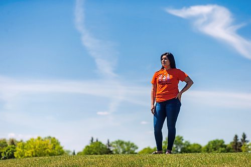 MIKAELA MACKENZIE / WINNIPEG FREE PRESS

Erica Daniels, who directed the newly-released eight-part series documenting the Seven Sacred Teachings, poses for a portrait at Braeside Park in Winnipeg on Thursday, June 3, 2021. For Ben Waldman story.
Winnipeg Free Press 2021.