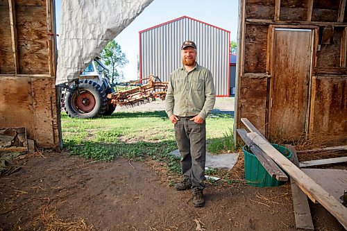 MIKE DEAL / WINNIPEG FREE PRESS
Benjamin Unrau, an organic farmer near McGregor who grows Red Fife wheat - the variety that was first used on the Prairies when settlers began farming in Manitoba in the late 1800s.
See Alan Small Farm-to-table feature
210604 - Friday, June 04, 2021.