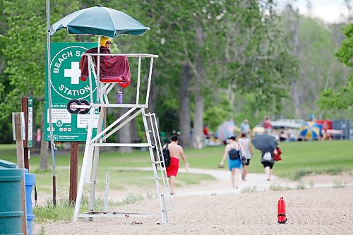 JOHN WOODS / WINNIPEG FREE PRESS
People were out enjoying the beach at Birds Hill Park Sunday, June 6, 2021. Saturday was busy but the wind on Sunday sent some home early.

Reporter: Danielle