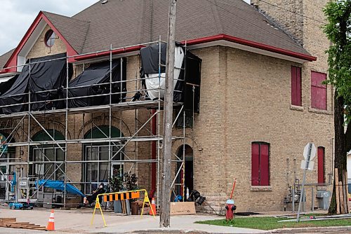 ALEX LUPUL / WINNIPEG FREE PRESS  

A former fire hall, located at 1466 William Avenue West, is photographed in Winnipeg on Wednesday, June 9, 2021. The location is being utilized as a location for the film Porter. The production also features a predominantly POC cast and crew.