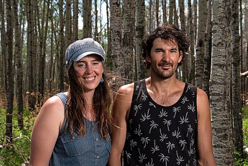 ALEX LUPUL / WINNIPEG FREE PRESS  

Caitlin and David Beer, owners of the western Manitoba based company Wildland Foods, pose for a portrait at one of their secret wild mushroom locations on Saturday, June 5, 2021. The couple started out supplying restaurants and wholesalers before expanding to public sales in 2020.

Reporter: Ben Waldman