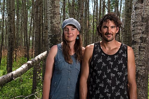 ALEX LUPUL / WINNIPEG FREE PRESS  

Caitlin and David Beer, owners of the western Manitoba based company Wildland Foods, pose for a portrait at one of their secret wild mushroom locations on Saturday, June 5, 2021. The couple started out supplying restaurants and wholesalers before expanding to public sales in 2020.

Reporter: Ben Waldman