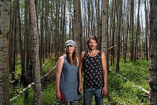 ALEX LUPUL / WINNIPEG FREE PRESS  

Caitlin and David Beer, owners of the western Manitoba based company Wildland Foods, pose for a portrait at one of their secret wild mushroom locations on Saturday, June 5, 2021. The couple started out supplying restaurants and wholesalers before expanding to public sales in 2020.

Reporter: Ben Waldman