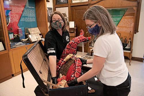 ALEX LUPUL / WINNIPEG FREE PRESS  

Curators, Alanna Horejda and Jennifer Maxwell, are photographed showcasing artifacts and collections found at the Transcona Museum in Winnipeg on Tuesday, June 8, 2021.

Reporter: Brenda Suderman