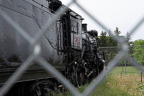 ALEX LUPUL / WINNIPEG FREE PRESS  

The CN 2747 locomotive, part of the Transcona Museum's collection, is photographed at Kiwanis Park in Winnipeg on Tuesday, June 8, 2021.

Reporter: Brenda Suderman