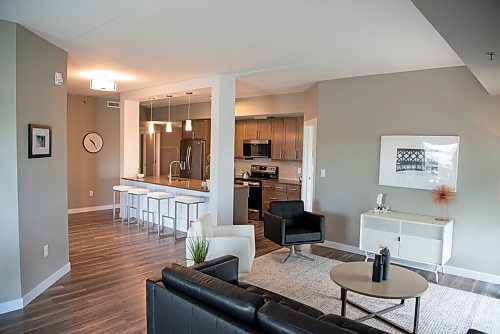 ALEX LUPUL / WINNIPEG FREE PRESS  

A two-bedroom unit in the new lifestyle apartment complex, The Ascot, is photographed in Winnipeg on Friday, June 11, 2021.

Reporter: Todd Lewys